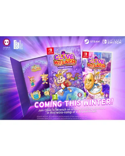 Vista 2 de Clive ‘n’ Wrench Badge Edition (Nintendo Switch) (Non-US Version)