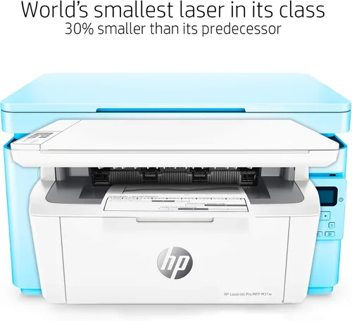 Vista 2 de HP Laserjet Pro impresora láser monocromática inalámbrica, todo en uno.
