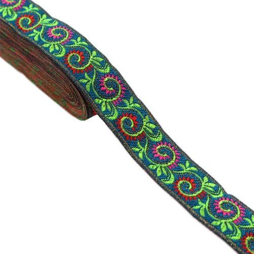 Vista 11 de MSCFTFB Patrones de pasley - Cinta de tela de jacquard, cintas de tela tejida con flecos para accesorios de ropa, correas de adorno, cinturones