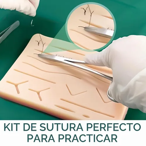 Vista 7 de Kit de práctica de sutura para estudiantes de medicina solo uso educativo