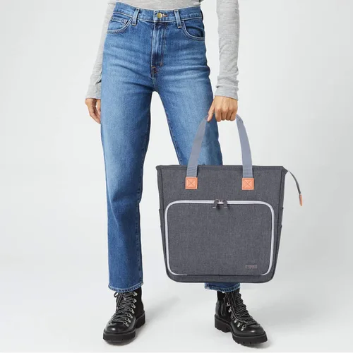 Vista 7 de LUXJA - Bolsa de almacenamiento para hilo de tejer, color gris