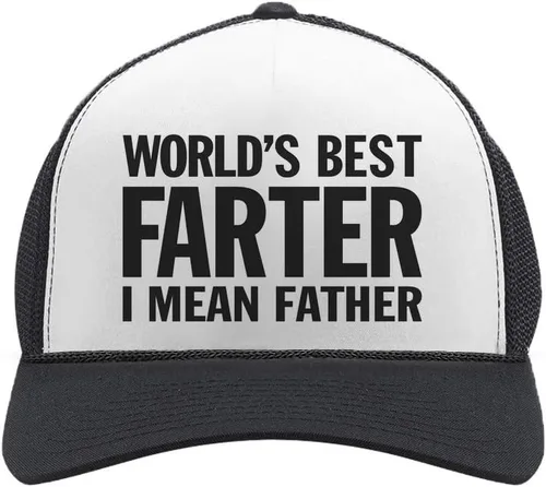 Vista 4 de Sombrero divertido para papá, para hombres, regalos para papá, abuelo, día del padre, divertido gorra de béisbol de malla para hombre