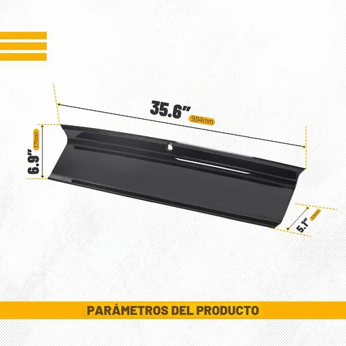 Vista 4 de KUAFU Panel de guarnición para tapa de maletero trasero compatible con Ford Mustang GT 2015-2023, cubierta central de maletero decorativa, tapa