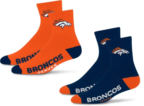 Vista 21 de For Bare Feet Calcetines quarter NFL unisex para adultos