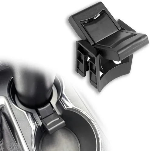 Vista 8 de Divisor de portavasos para consola central, inserto de portavasos se adapta a la mayoría de tamaños de taza, compatible con Toyota Highlander 2002