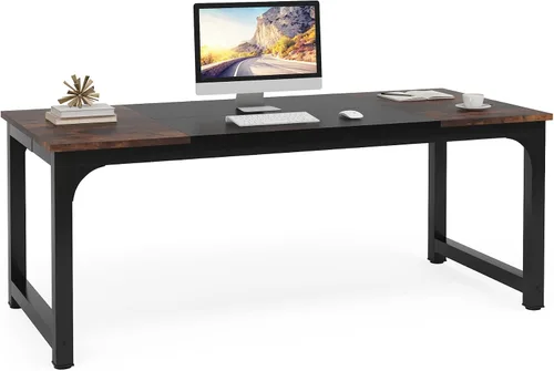 Vista 34 de Mesa para computadora Tribesigns moderna estilo sencillo para PC, portátil, estudio, moderna estación de trabajo para el oficina en casa