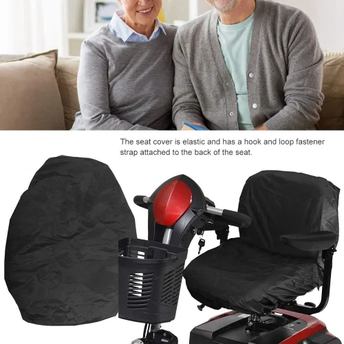 Vista 3 de Funda de asiento de scooter de movilidad, funda de asiento para silla de ruedas, cubierta de scooter de movilidad, funda de asiento impermeable