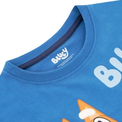 Vista 6 de Bluey Camisa Camiseta de verano de manga corta para niños Camisas de bingo para niños Camisetas de bingo Tallas 18M a 5