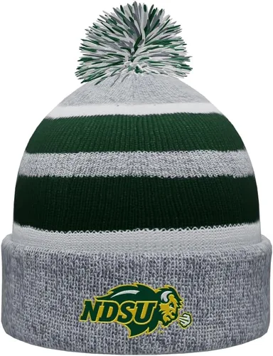 Vista 75 de NCAA Prime - Gorro de punto de invierno con pompón plegable