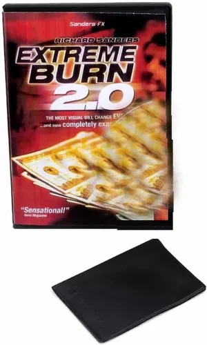 Vista 2 de ZQION Extreme Burn 2.0 Dinero Trucos de magia Trucos de magia Comedia Accesorios de cerca Escenario Ilusiones mágicas Mentalismo