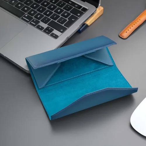 Vista 7 de Egypt Triangle Design - Funda de cuero para lentes de sol y gafas de sol