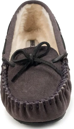 Vista 2 de Minnetonka - Pantuflas Cally de pelo sintético para mujer
