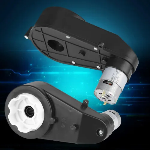Vista 8 de Akozon Ruedas Motor eléctrico Motor de impulsión de motor Paseo universal RS550 Motor de impulsión con motor 6V