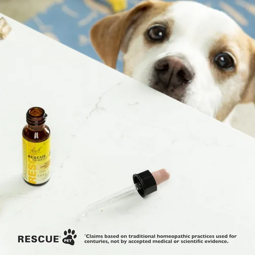 Vista 5 de Rescue Remedy gotero para mascotas - 10mL - Apoyo para el estrés y la tensión para perros y gatos con esencias naturales de flores Bach - Fórmula