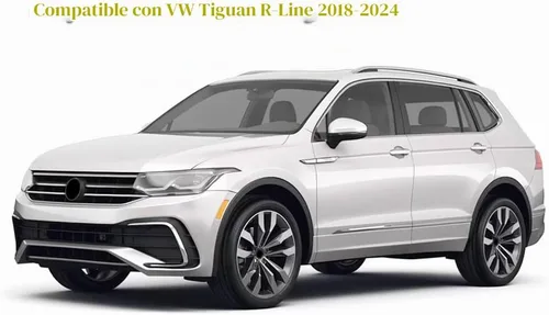 Vista 2 de Protector contra salpicaduras compatible con VW Tiguan R-Line