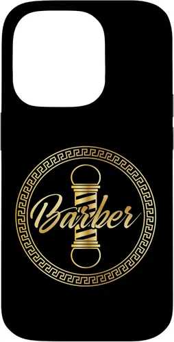 Vista 17 de Funda de regalo de graduación para iPhone 16 con logotipo de barbería barbería