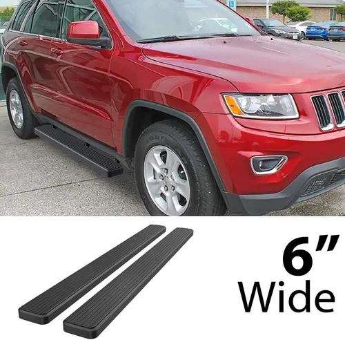 Vista 2 de iBoard estribos para Jeep Grand Cherokee 2011-2017, 4 puertas, 6 pulgadas, Negro