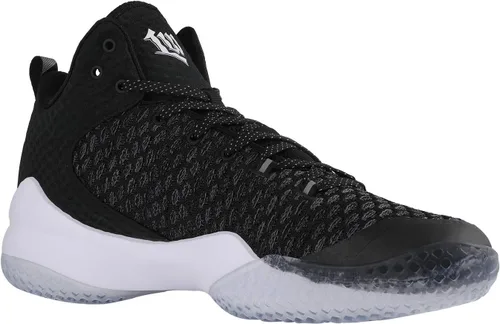 Vista 6 de PEAK Streetball Master - Zapatos deportivos de baloncesto para hombre transpirables, para exteriores, con amortiguación para ponerse