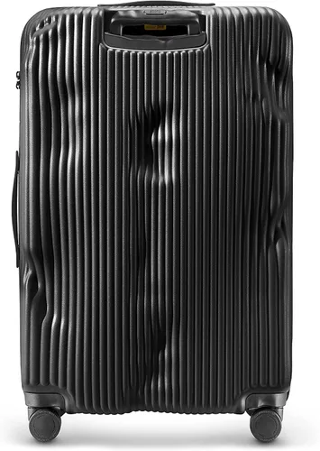 Vista 4 de CRASH BAGGAGE Maleta con carrito de rayas, Negro