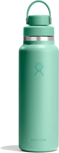 Vista 62 de Hydro Flask Botella de agua – Acero inoxidable aislado – Tapa de boca ancha para chug, antiderrames, a prueba de fugas en rocío de 40 onzas Dew