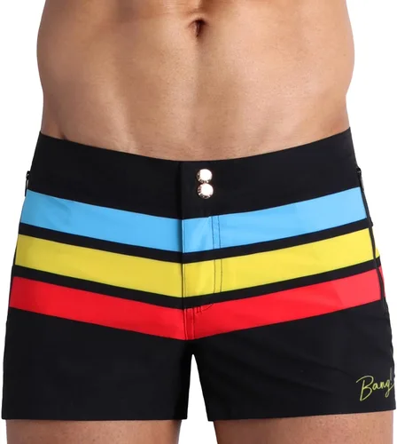 Vista 116 de Bang Men's Swimwear - Beach Shorts - Stretchy Quick-Dry All-Use Premium Swimsuit Trunk Square Cut