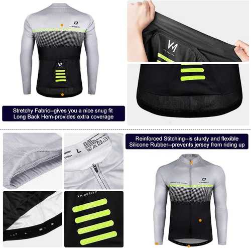 Vista 8 de LAMEDA Cycling Jersey Mens