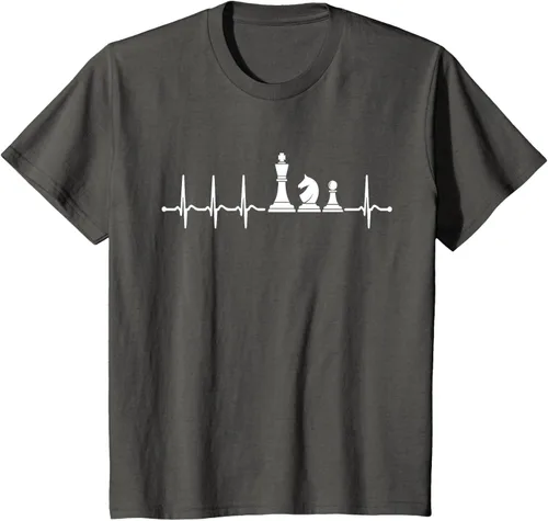Vista 33 de Camiseta de ajedrez, niños de ajedrez, amantes del ajedrez, camiseta de ajedrez para niños, Negro