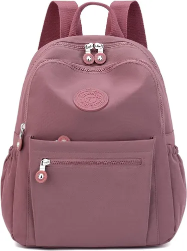 Vista 57 de Tanweibago Mini mochilas de nailon para mujer, mochilas pequeñas de 11L para mujer, mochila ligera casual para mujer, mochila de viaje de compras