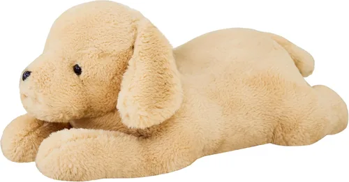 Vista 12 de IKASA Juguete de peluche grande de Labrador para perro, cachorro grande de 20 pulgadas, suave, lindo, esponjoso, peluche