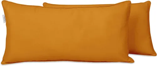 Vista 39 de Funda de almohada lumbar de tela de poliéster para interiores y exteriores, impermeable, rectangular, para todo tipo de clima, para muebles