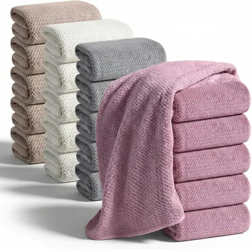 Vista 10 de Newwiee Juego de 20 toallas de baño a granel, toallas de baño grandes de secado rápido de 55 x 28 pulgadas para spa, gimnasio, salón, hotel y uso