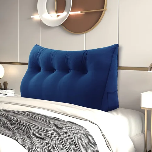 Vista 11 de Almohada de cuña para cabecero de cama Almohada pequeña de refuerzo para cabecera Almohada de lectura para sentarse en la cama para adultos, cojín