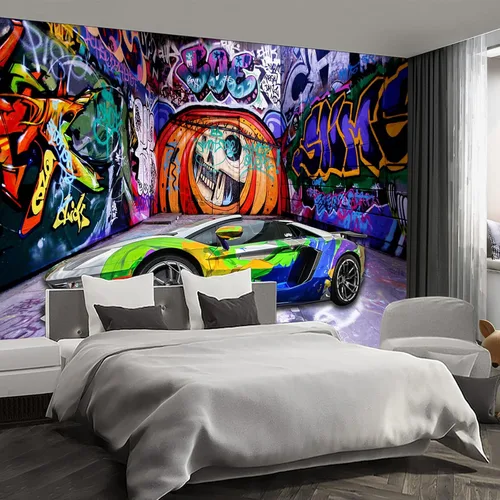 Vista 6 de Murales de pared de playa Papel tapiz despegable y adhesivo para dormitorio, sala de estar - 58"x80