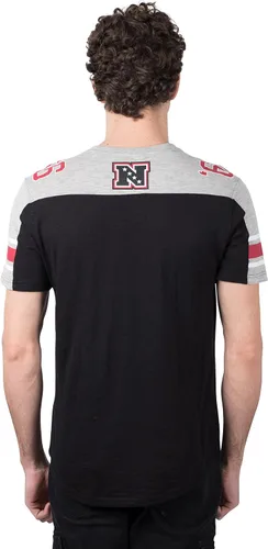 Vista 2 de Ultra Game NFL - Camiseta raglán de manga corta para hombre
