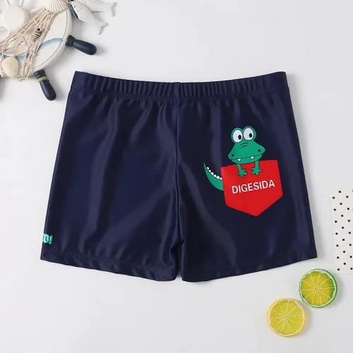 Vista 3 de NautySaurs Traje de baño para niños pequeños