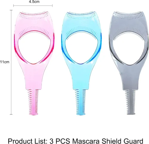 Vista 7 de 3 piezas Lash Buddy Mascara Shield - Protector aplicador superior e inferior y herramienta separadora