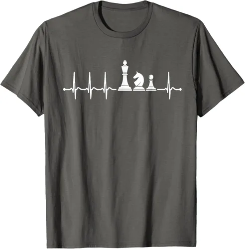 Vista 69 de Camiseta de ajedrez, niños de ajedrez, amantes del ajedrez, camiseta de ajedrez para niños, Negro
