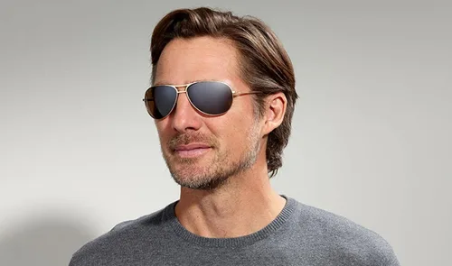 Vista 3 de Revo Gafas de sol Prosper x Bear Grylls lente polarizada con marco de aviador de metal flexible