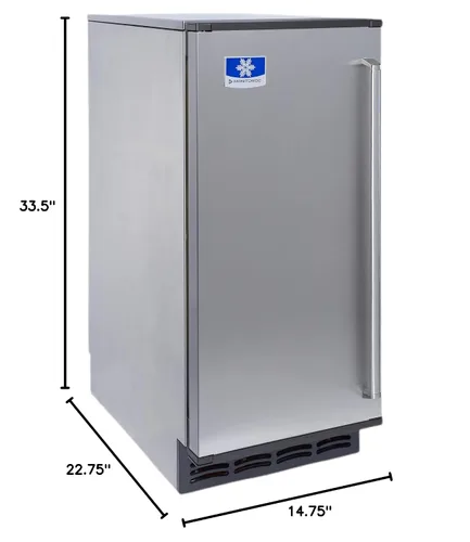 Vista 2 de Manitowoc Ice, CrystalCraft Premier - Máquina para hacer hielo, USE0050A, perfectamente cuadrada, para bebidas mixtas