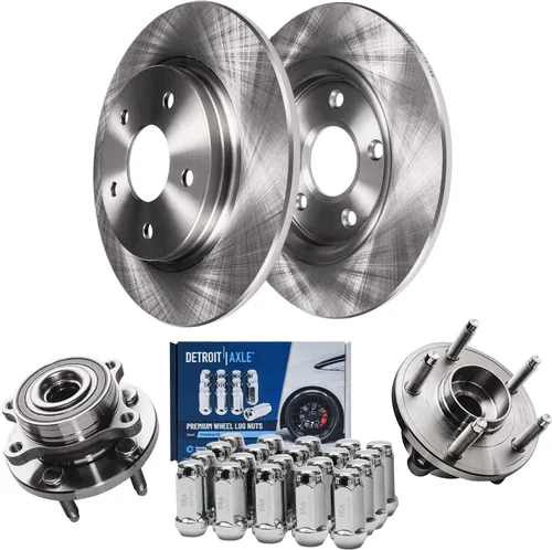 Vista 32 de Detroit Axle - Kit de frenos para Mazda CX-5 2019-2024, rotores de freno de disco pastillas de freno de cerámica con herrajes 2020 2021 2022 2023