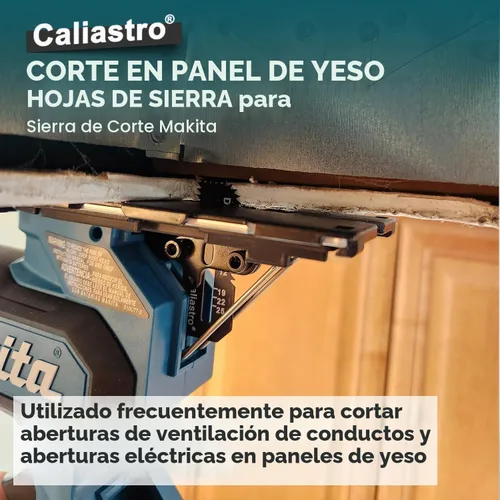 Vista 4 de Hojas de sierra recortadas para paneles de yeso para sierra recortada Makita, paquete de 5 Caliastro