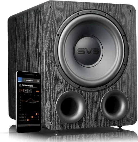 Vista 2 de SVS PB-1000 Pro Subwoofer con puerto (Premium Negro Fresno)