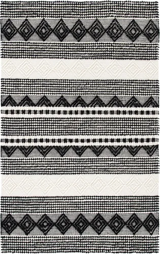 Vista 22 de SAFAVIEH Natura Collection - Alfombra decorativa de 2 x 3 pies, color beige y marfil, hecha a mano de lana tribal marroquí y algodón, ideal