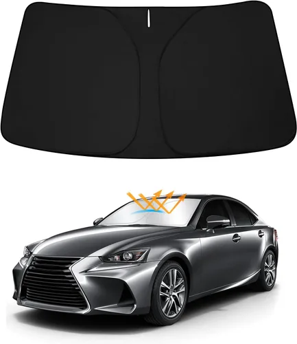 Vista 10 de D-Lumina - Parasol delantero Winshield para to-yota Tundra 2007-2021 Negro - Tundra 2007-2021