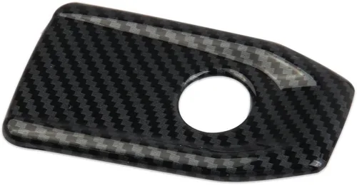 Vista 2 de crosselec Cubierta de interruptor de mango de guantera de fibra de carbono para Jeep Grand Cherokee L 2021-2024 para Grand Cherokee 2022-2024