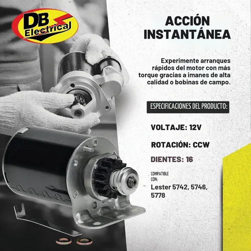 Vista 2 de DB Arranque eléctrico para cortacésped Craftsman - Riding PGT9000 111 182 1015