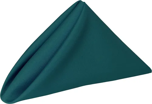 Vista 46 de Ultimate Textile -1 docena- Servilletas de tela de poliéster de 20 x 20 pulgadas, color azul aguamarina