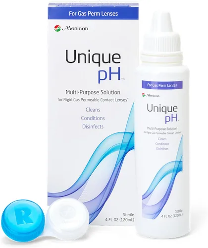Vista 9 de Paquete único de viaje de pH - Solución multiusos para lentes de contacto permeables a gases -2.5 onzas líquidas