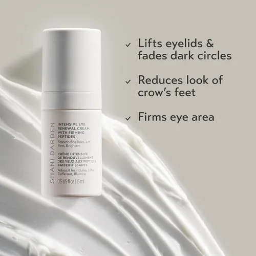 Vista 2 de SHANI DARDEN Crema intensiva renovadora de ojos, crema hidratante debajo de los ojos para ojeras, líneas finas, arrugas y patas de gallo
