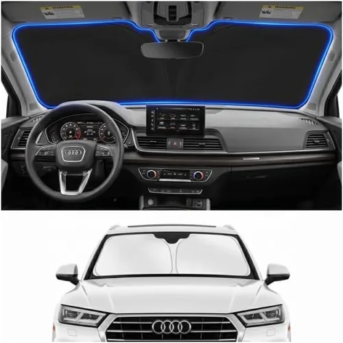 Vista 91 de Parasol para parabrisas para BMW X1 E84 2016-2024 2025, accesorios – Cubierta de parasol para parabrisas de ventana delantera, ajuste personalizado